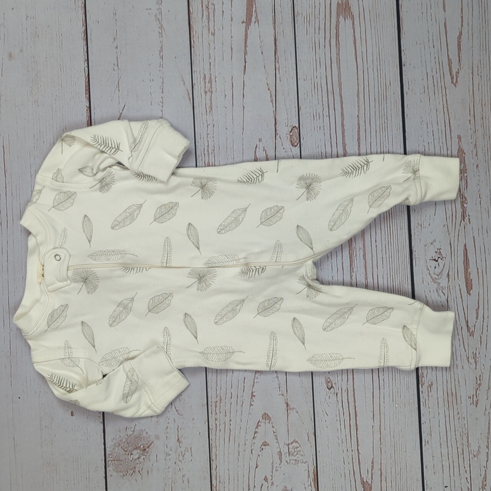Owlivia Zipper Romper 3-6M